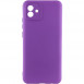 Чохол Silicone Cover Lakshmi Full Camera (A) для Samsung Galaxy A04 Фіолетовий / Purple
