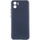 Чехол Silicone Cover Lakshmi Full Camera (A) для Xiaomi Redmi A1+ / Poco C50 / A2+ Синий / Midnight Blue - фото