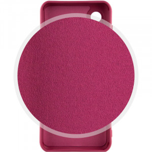 Чехол Silicone Cover Lakshmi Full Camera (A) для Samsung Galaxy S23+ Бордовый / Marsala