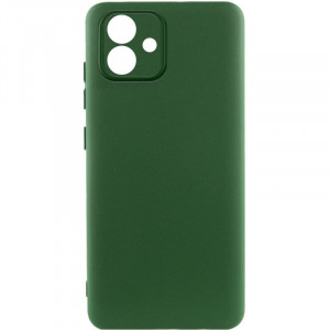 Чохол Silicone Cover Lakshmi Full Camera (A) для Samsung Galaxy A04e Зелений / Dark green