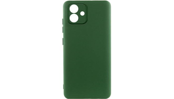 Чохол Silicone Cover Lakshmi Full Camera (A) для Samsung Galaxy A04e Зелений / Dark green - фото