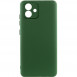 Чехол Silicone Cover Lakshmi Full Camera (A) для Samsung Galaxy A04e Зеленый / Dark green
