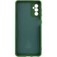 Чехол Silicone Cover Lakshmi Full Camera (A) для Samsung Galaxy A34 5G Зеленый / Dark green - фото