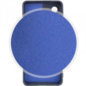 Чехол Silicone Cover Lakshmi Full Camera (A) для Samsung Galaxy A34 5G Синий / Midnight Blue