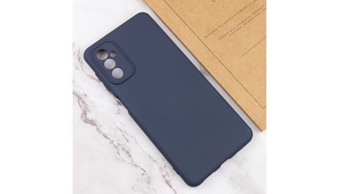 Чехол Silicone Cover Lakshmi Full Camera (A) для Samsung Galaxy A14 4G/5G Синий / Midnight Blue - фото