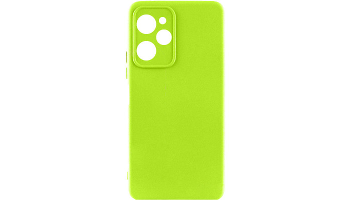 Чехол Silicone Cover Lakshmi Full Camera (A) для Xiaomi Poco X5 Pro 5G Салатовый / Neon Green - фото