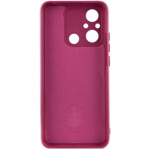 Чехол Silicone Cover Lakshmi Full Camera (A) для Xiaomi Redmi 12C Бордовый / Marsala