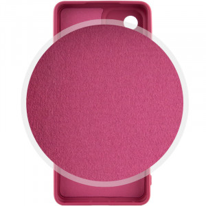 Чохол Silicone Cover Lakshmi Full Camera (A) для Xiaomi 13 Бордовий / Marsala