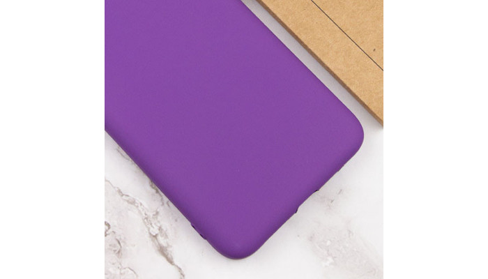Чехол Silicone Cover Lakshmi Full Camera (A) для Samsung Galaxy M14 5G Фиолетовый / Purple - фото