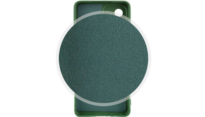 Чохол Silicone Cover Lakshmi Full Camera (A) для Tecno Pop 6 Pro Зелений / Dark green - фото
