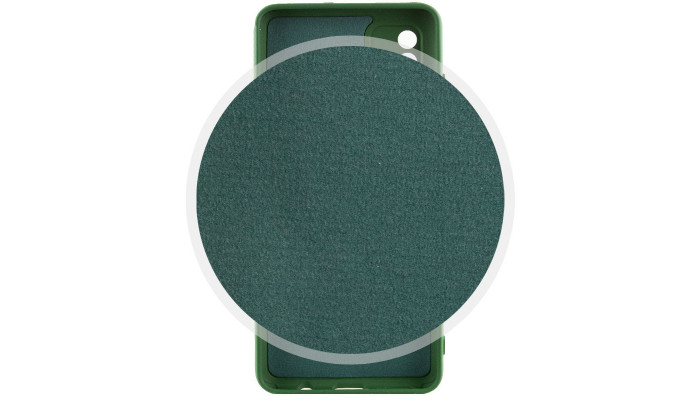 Чохол Silicone Cover Lakshmi Full Camera (A) для Xiaomi Redmi Note 12S Зелений / Dark green - фото