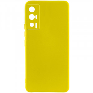 Чохол Silicone Cover Lakshmi Full Camera (A) для Xiaomi Poco F5 Pro Жовтий / Flash