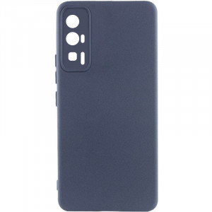 Чохол Silicone Cover Lakshmi Full Camera (A) для Xiaomi Poco F5 Pro Синій / Midnight Blue