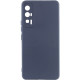 Чехол Silicone Cover Lakshmi Full Camera (A) для Xiaomi Poco F5 Pro Синий / Midnight Blue - фото