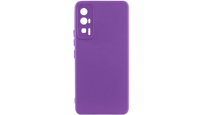Чехол Silicone Cover Lakshmi Full Camera (A) для Xiaomi Poco F5 Pro Фиолетовый / Purple - фото