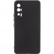 Чехол Silicone Cover Lakshmi Full Camera (A) для Xiaomi Poco F5 Pro Черный / Black