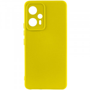 Чохол Silicone Cover Lakshmi Full Camera (A) для Xiaomi Poco F5 / Note 12 Turbo Жовтий / Flash