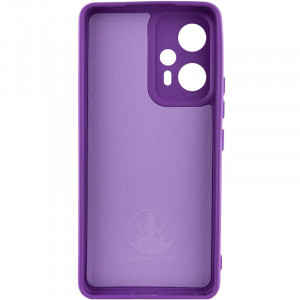 Чохол Silicone Cover Lakshmi Full Camera (A) для Xiaomi Poco F5 / Note 12 Turbo Фіолетовий / Purple