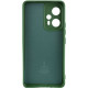 Чехол Silicone Cover Lakshmi Full Camera (A) для Xiaomi Redmi Note 12T Pro Зеленый / Dark green - фото