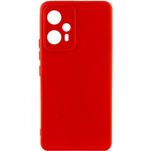 Чехол Silicone Cover Lakshmi Full Camera (A) для Xiaomi Redmi Note 12T Pro Красный / Red