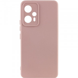 Чехол Silicone Cover Lakshmi Full Camera (A) для Xiaomi Redmi Note 12T Pro Розовый / Pink Sand