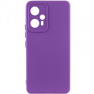 Чехол Silicone Cover Lakshmi Full Camera (A) для Xiaomi Redmi Note 12T Pro Фиолетовый / Purple