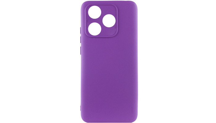 Чехол Silicone Cover Lakshmi Full Camera (A) для TECNO Spark 10 Фиолетовый / Purple - фото