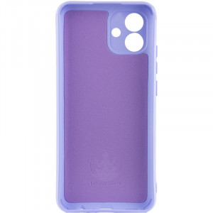 Чохол Silicone Cover Lakshmi Full Camera (A) для Samsung Galaxy A05 Бузковий / Dasheen