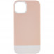 Чохол TPU+PC Bichromatic для Apple iPhone 12 Pro / 12 (6.1") Grey-beige / White