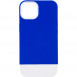 Чохол TPU+PC Bichromatic для Apple iPhone 13 (6.1") Navy Blue / White