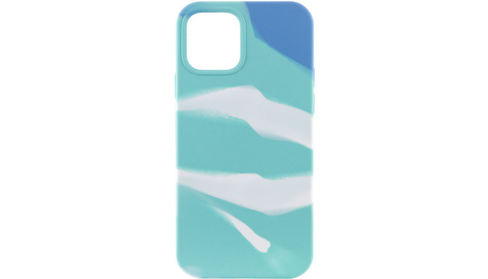 Чехол Silicone case full Aquarelle для Apple iPhone 13 Pro (6.1