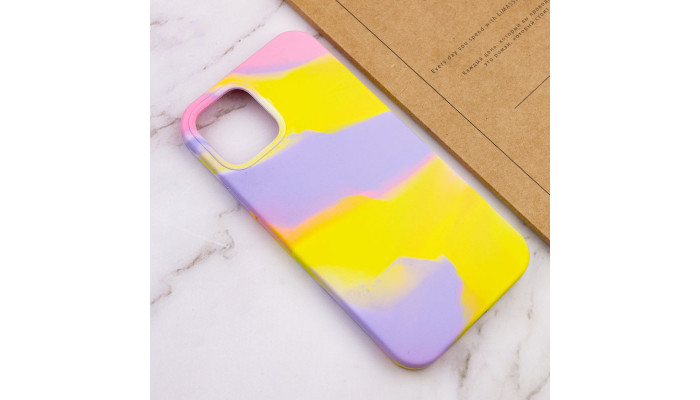 Чехол Silicone case full Aquarelle для Apple iPhone 13 Pro (6.1