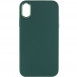 TPU чохол Bonbon Metal Style для Apple iPhone XS Max (6.5") Зелений / Pine green