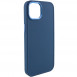 TPU чохол Bonbon Metal Style для Apple iPhone 12 Pro Max (6.7") Синій / Cosmos blue