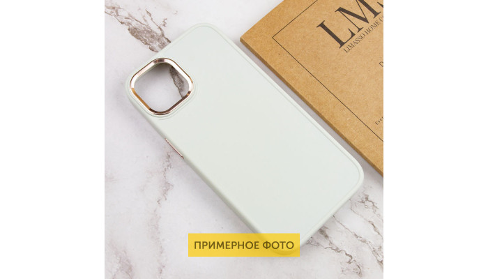 TPU чехол Bonbon Metal Style для Samsung Galaxy A12 Белый / White - фото