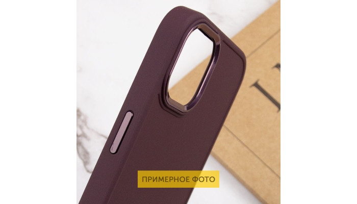 TPU чехол Bonbon Metal Style для Samsung Galaxy A12 Бордовый / Plum - фото