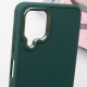 TPU чехол Bonbon Metal Style для Samsung Galaxy A12 Зеленый / Pine green - фото