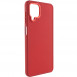 TPU чохол Bonbon Metal Style для Samsung Galaxy A12 Червоний / Red