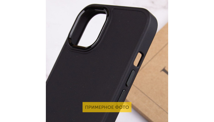 TPU чехол Bonbon Metal Style для Samsung Galaxy A12 Черный / Black - фото