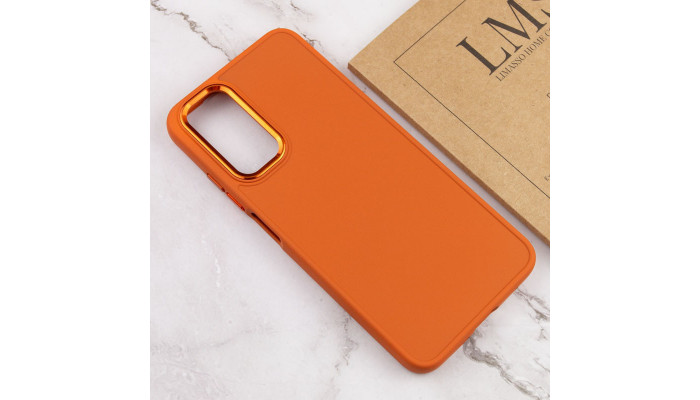 TPU чехол Bonbon Metal Style для Samsung Galaxy A54 5G Оранжевый / Papaya - фото