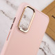 TPU чохол Bonbon Metal Style для Samsung Galaxy A54 5G Рожевий / Light pink - фото