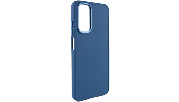 TPU чохол Bonbon Metal Style для Samsung Galaxy A54 5G Синій / Denim Blue - фото
