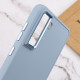 TPU чохол Bonbon Metal Style для Samsung Galaxy S21 FE Блакитний / Mist blue - фото