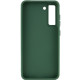 TPU чехол Bonbon Metal Style для Samsung Galaxy S21 FE Зеленый / Army green - фото