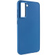 TPU чехол Bonbon Metal Style для Samsung Galaxy S21 FE Синий / Denim Blue - фото