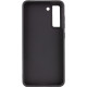 TPU чохол Bonbon Metal Style для Samsung Galaxy S21 FE Чорний / Black - фото