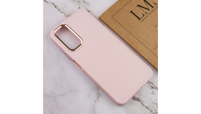 TPU чехол Bonbon Metal Style для Xiaomi Redmi Note 11 (Global) / Note 11S Розовый / Light pink - фото