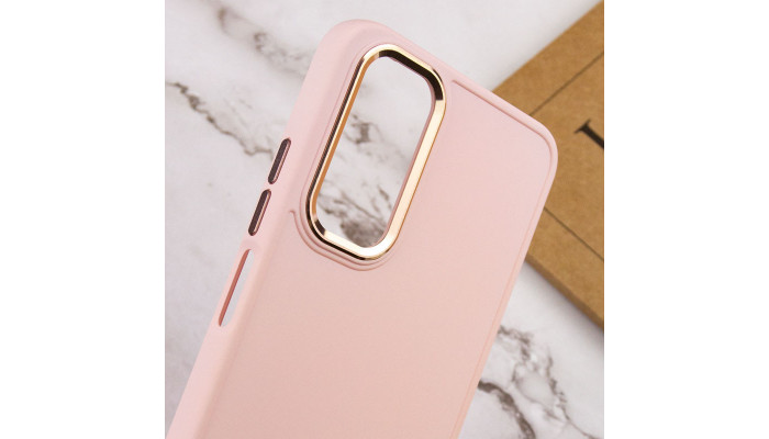 TPU чехол Bonbon Metal Style для Xiaomi Redmi Note 11 (Global) / Note 11S Розовый / Light pink - фото