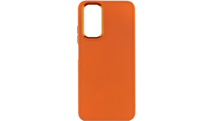 TPU чехол Bonbon Metal Style для Xiaomi Redmi Note 11 (Global) / Note 11S Оранжевый / Papaya - фото