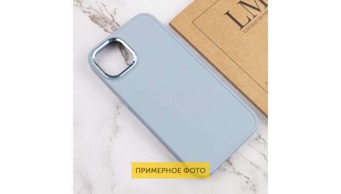 TPU чехол Bonbon Metal Style для Xiaomi Redmi 10C Голубой / Mist blue - фото